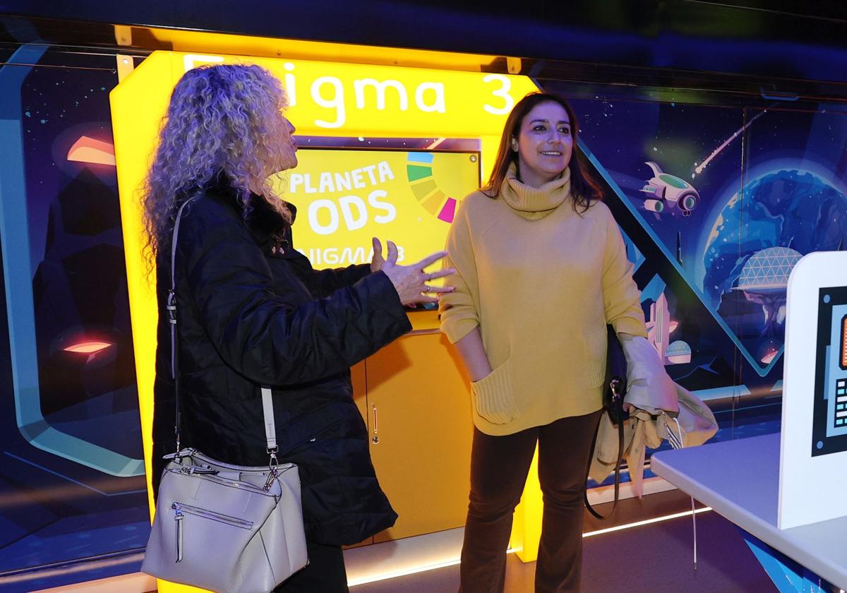 Miriam Andrés, durante la presentación del programa de seguridad vial para escolares.