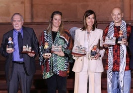 Fernando Méndez-Leite, Odile Rodríguez de la Fuente, Rocío Hervella y Jesus Hernández Cifuentes 'Cifu' reciben el reconocimiento 'Alumni UVa de Honor 2024