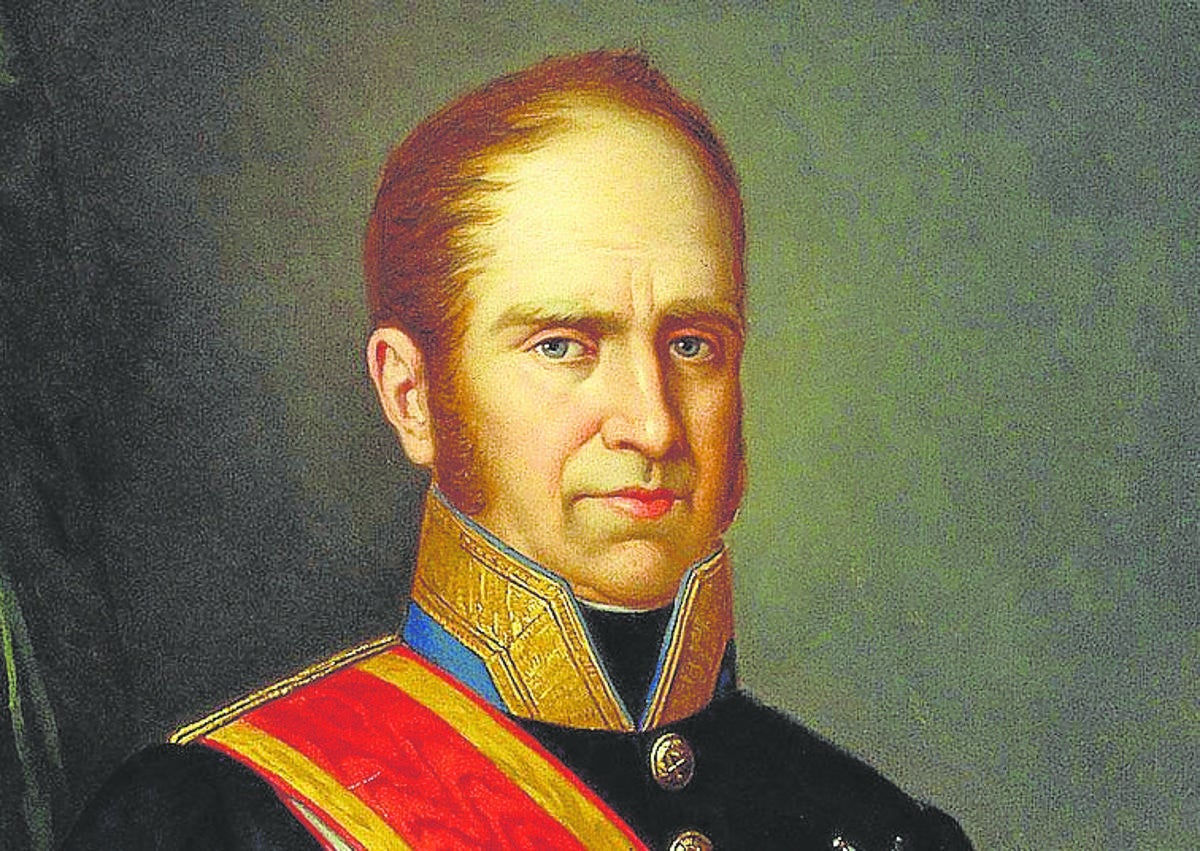 Imagen secundaria 1 - Arriba, fachada del edificio desaparecido del número 3 de la calle del Salvador (hoy Santuario). Abajo, Joaquín Blake y Joyes y la placa que el Ayuntamiento de Valladolid le dedicó en el centenario de su muerte.