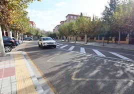 Avenida de Simón Nieto, límite de la Zona de Bajas Emisiones en la parte norte de la ciudad.