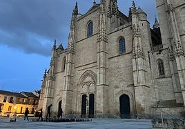 Lugar donde se levantará el árbol de Navidad en los próximos días.