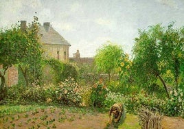 'El jardín del artista en Eragny' (1898), de Camille.