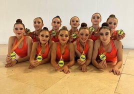 Las chicas del Boecillo Castilla Termal, en Tenerife.