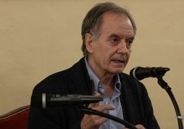 Antonio Soler, durante su participación en el Aula de Cultura.