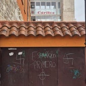 Las ONG que trabajan con migrantes en Burgos amanecen con pintadas racistas