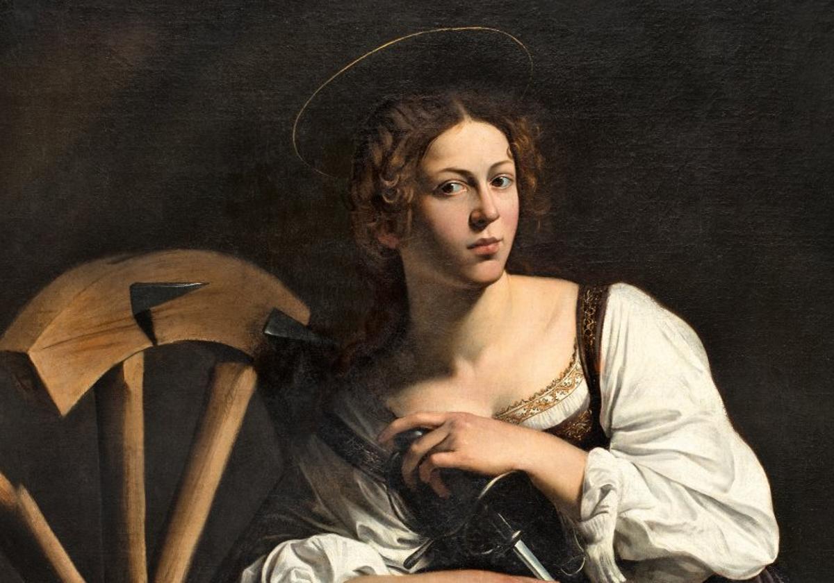 Santa Catalina de Alejandría, de Caravaggio.
