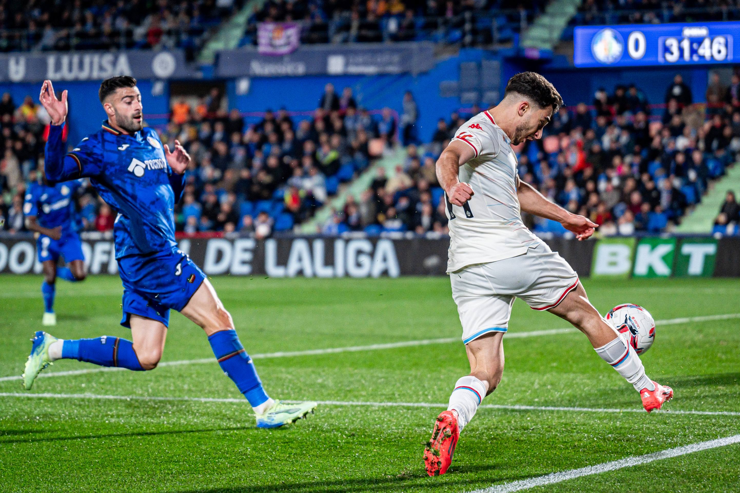 La derrota del Real Valladolid ante el Getafe, en imágenes