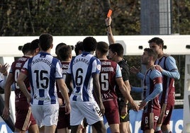 Expulsión de Silva ante la Real Sociedad B.