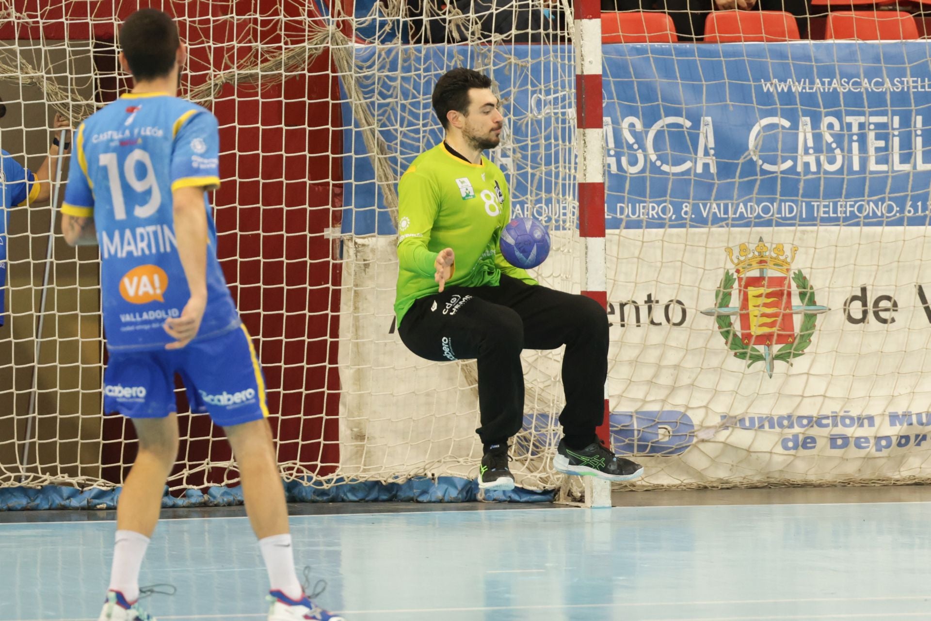 El partido del Recoletas Valladolid y el Tubos Aranda, en imágenes