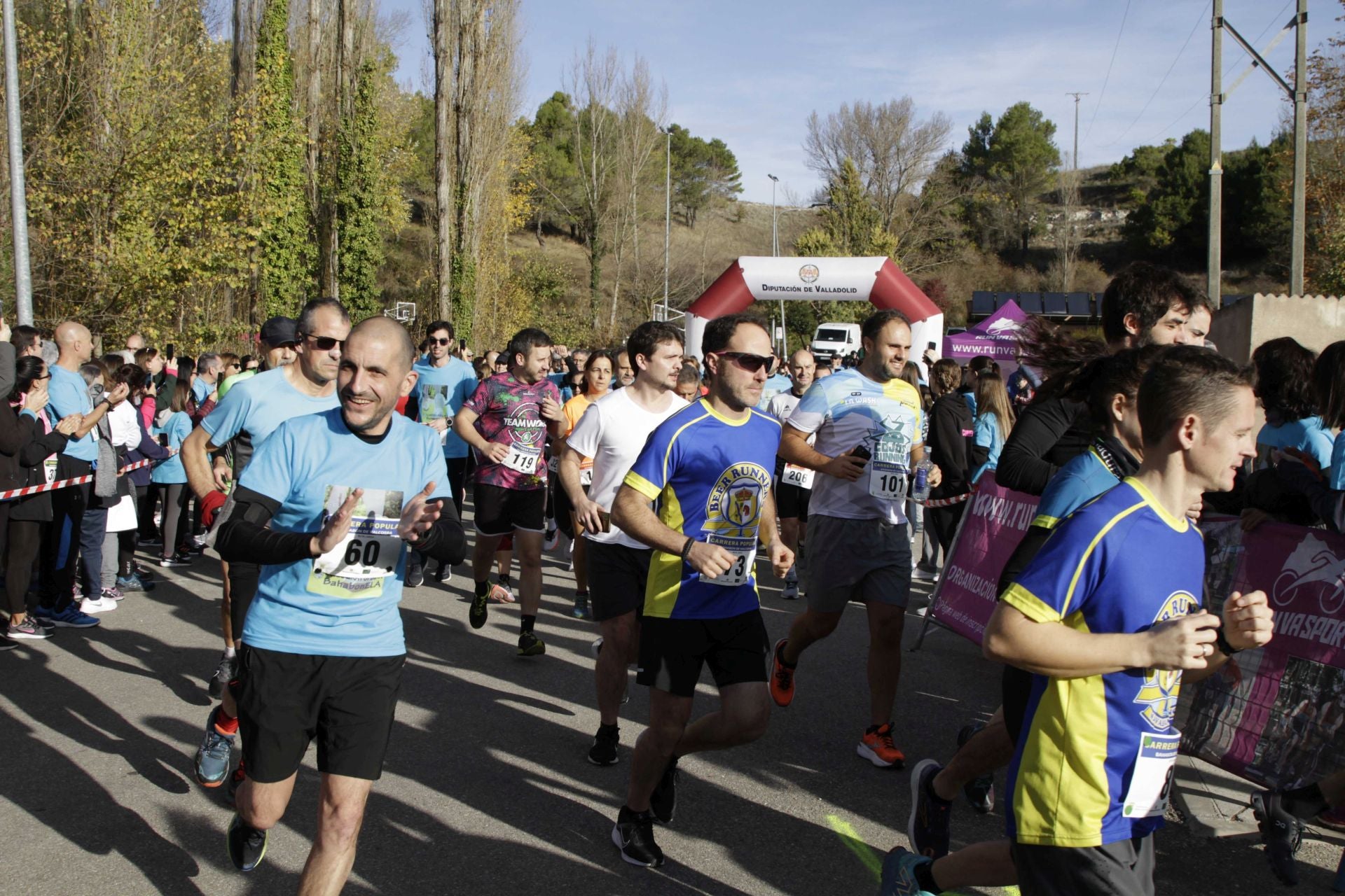 La carrera y marcha solidaria Bahabón, en imágenes