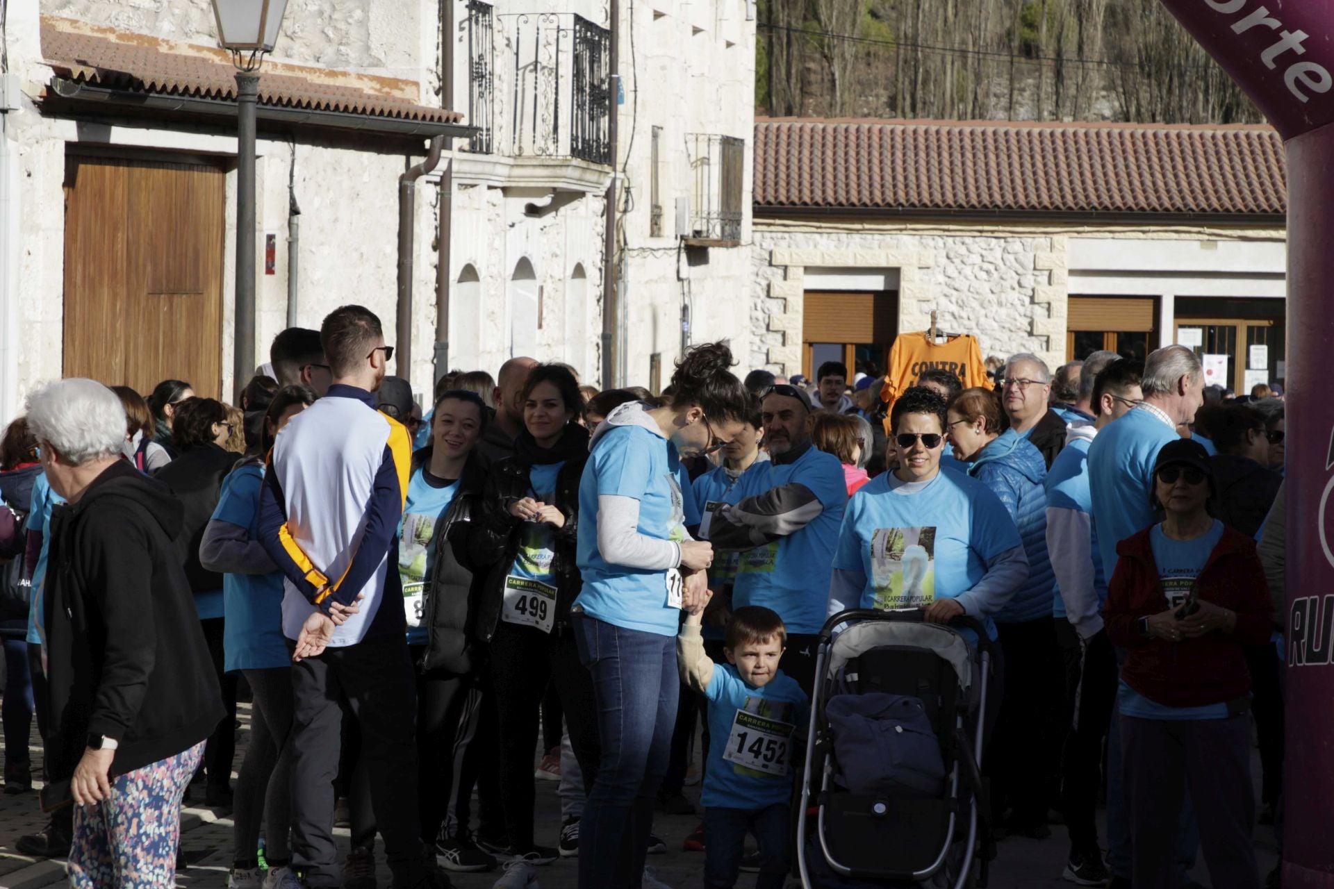 La carrera y marcha solidaria Bahabón, en imágenes