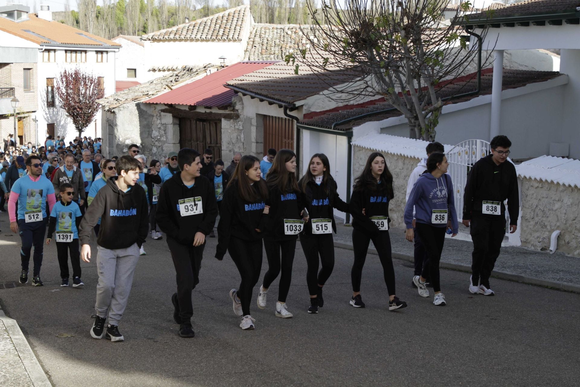 La carrera y marcha solidaria Bahabón, en imágenes