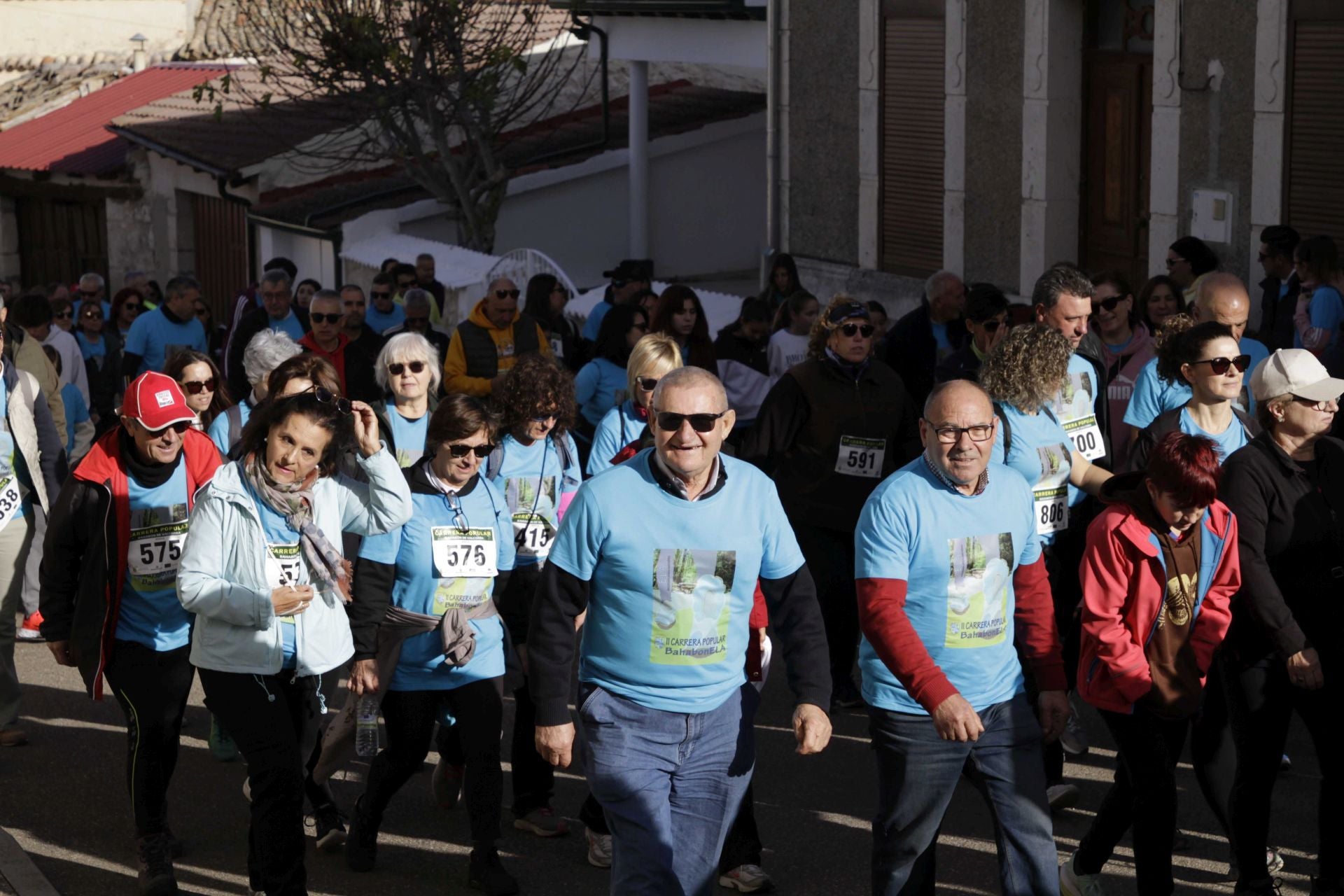 La carrera y marcha solidaria Bahabón, en imágenes