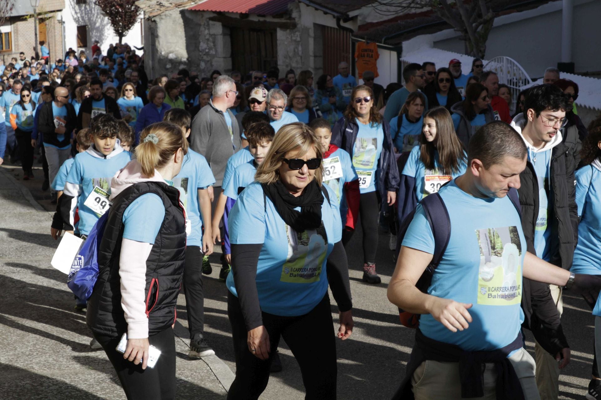 La carrera y marcha solidaria Bahabón, en imágenes