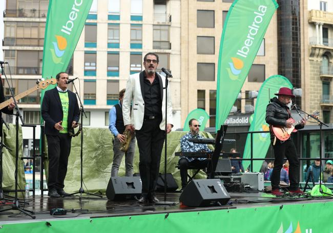 'Los Pichas', en un concierto tras la Marcha Contra el Cáncer, el pasado octubre.