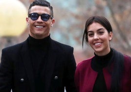 Cristiano Ronaldo y Georgina Rodríguez, en una imagen de archivo.