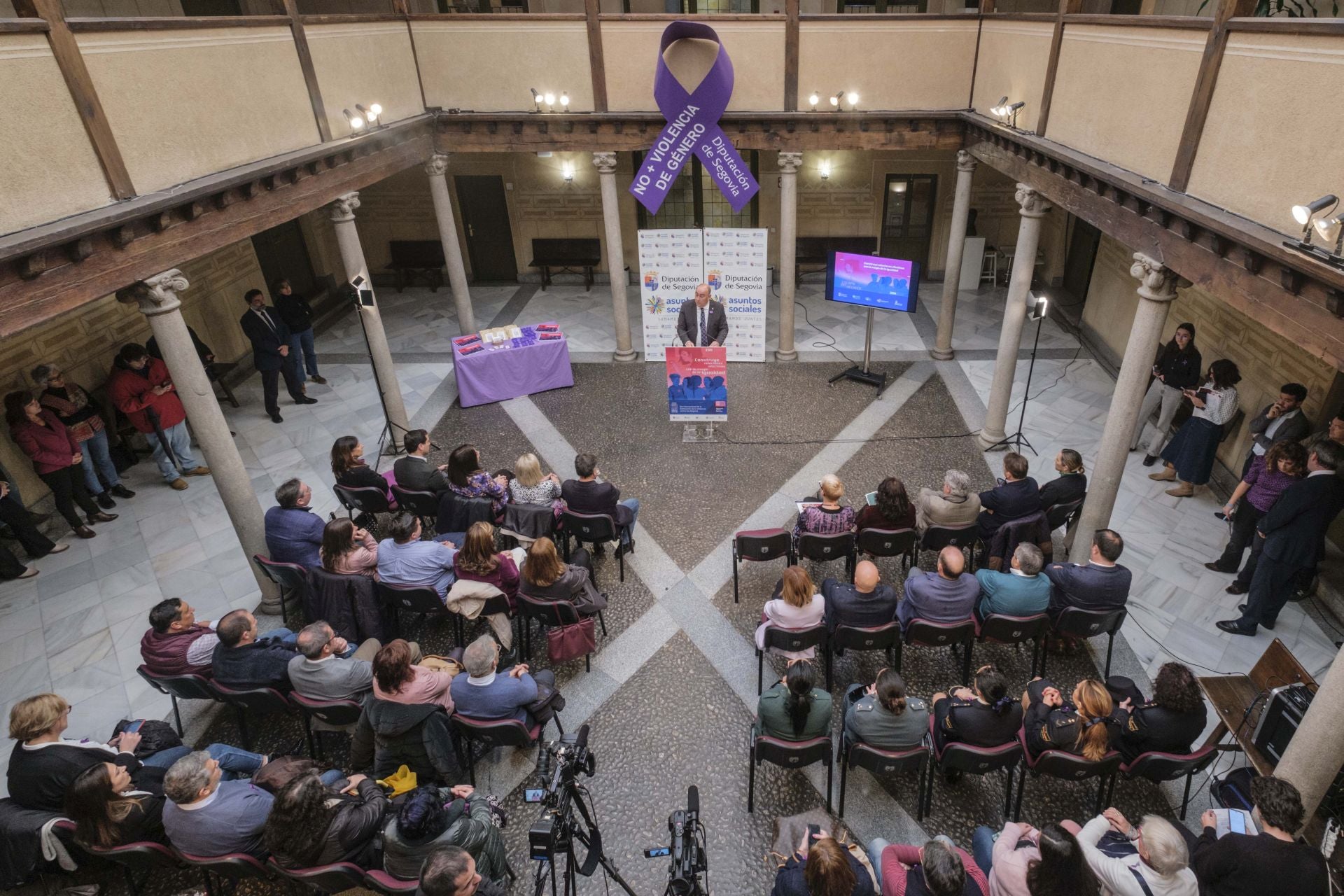 Un momento del acto institucional.