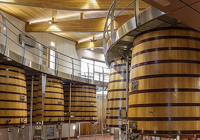 Interior de la bodega Vega Sicilia, en imagen de archivo.