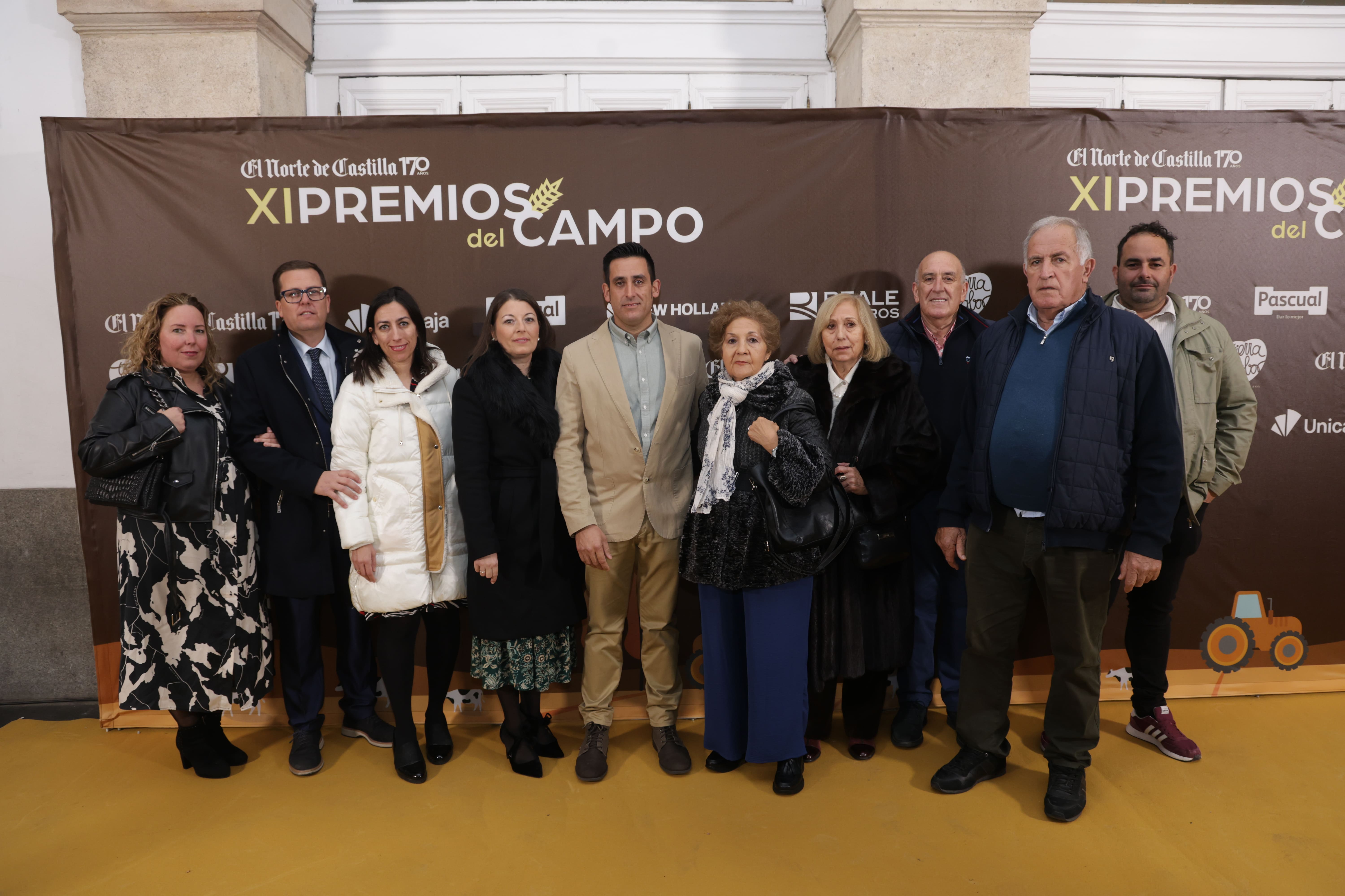 Maite Santiago, Jesús Carrasco, Elisa San Juan, Maite Rojo, Ángel Fernando San Juan, Lourdes González, Elisa Velasco, Severino San Juan, Fernando San Juan y Rodrigo Díez.