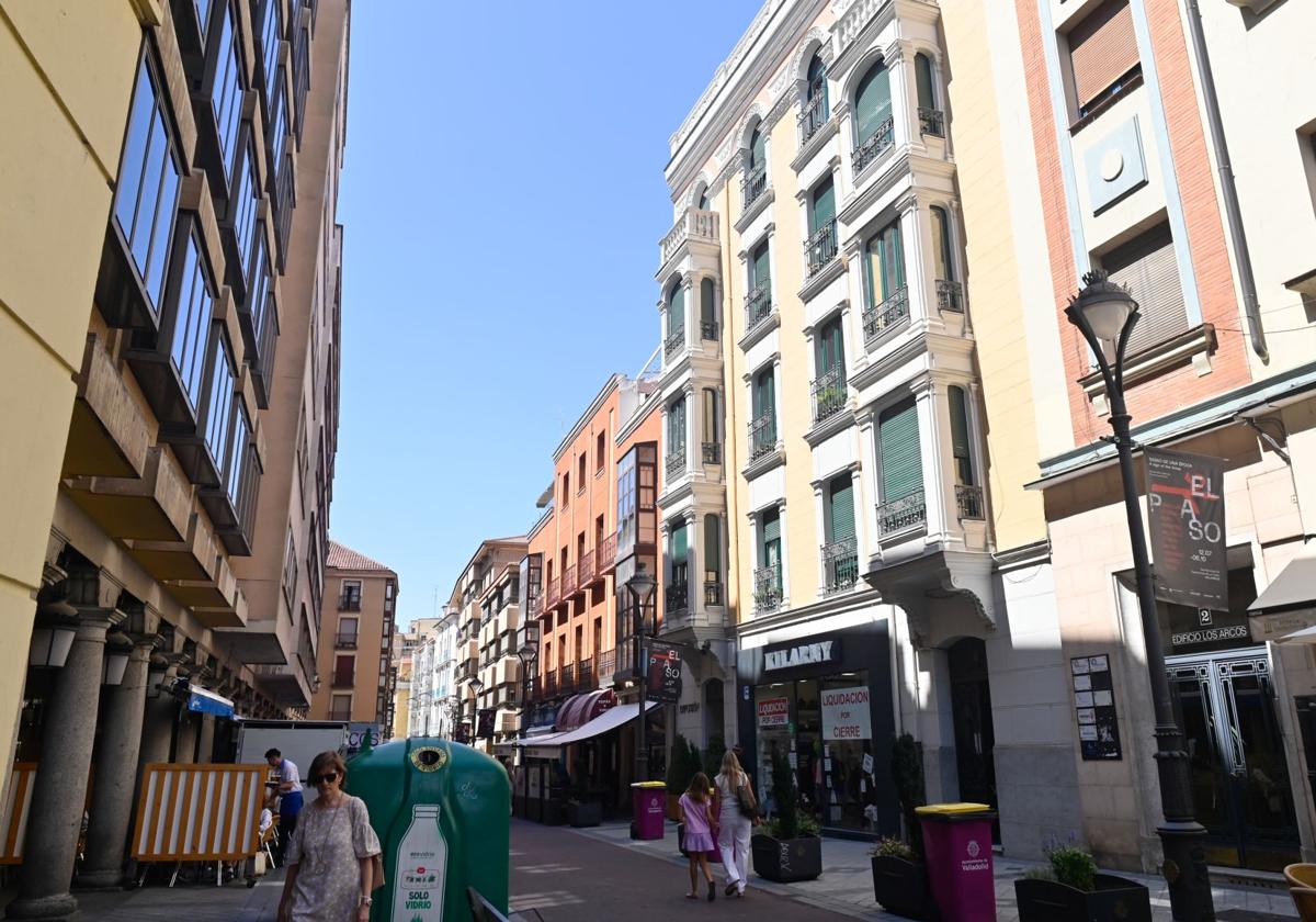 Calle Pasión, donde tuvo lugar la detención por el hurto de un móvil.