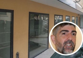 Renovación del mercado de Los Huertos, en el recinto amurallado; y en el círculo, el concejal de Segovia en Marcha, Guillermo San Juan.