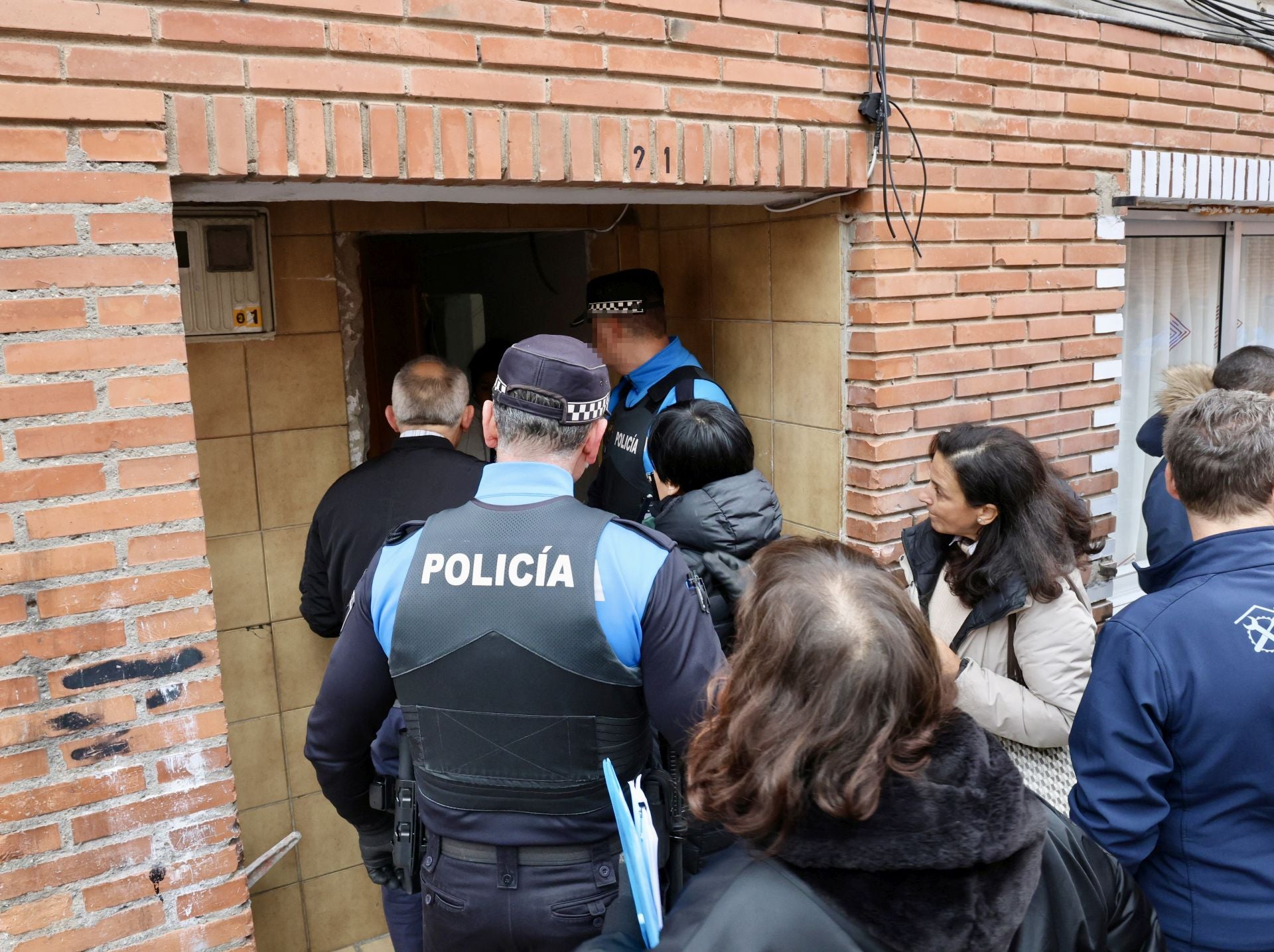 Las imágenes de la protesta del Sindicato de Vivienda en Barrio España