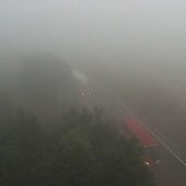 La niebla complica la circulación en carreteras de cinco provincias, entre ellas Valladolid