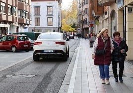 Calle Colón, incluida en la Zona de Bajas Emisiones.