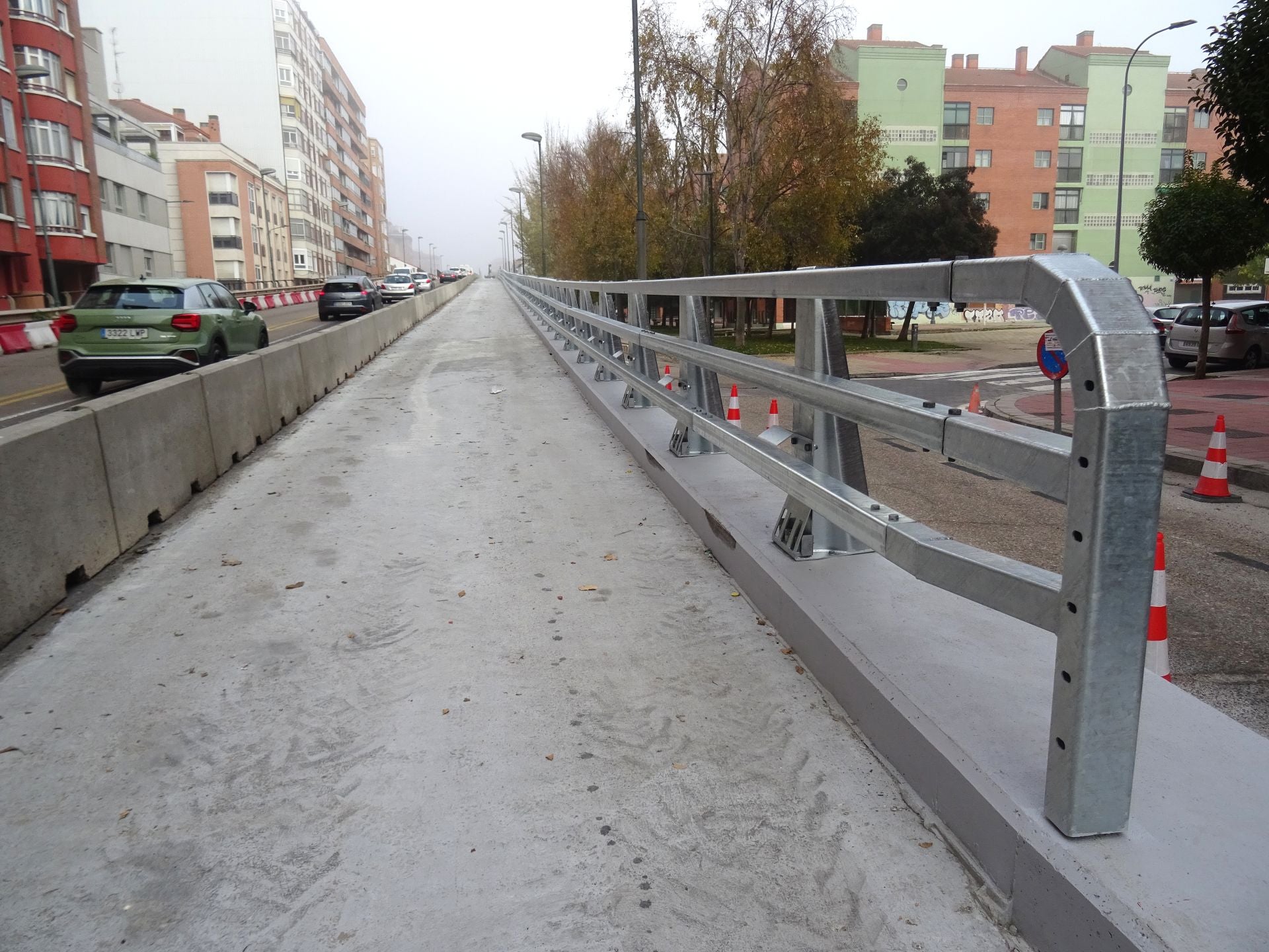 Las imágenes de las obras de remodelación del viaducto de Arco de Ladrillo