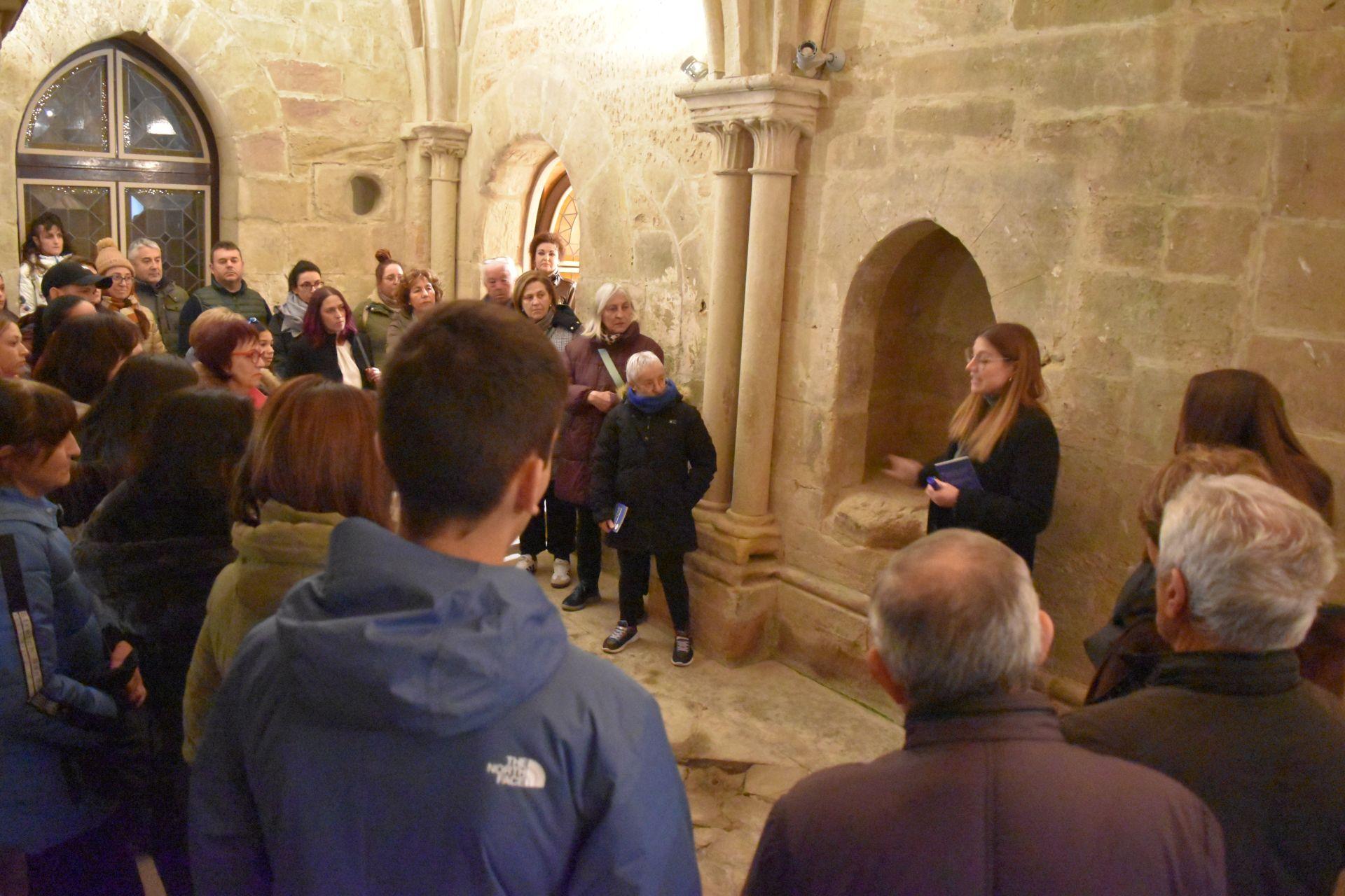 Una visita nocturna por el monasterio de Aguilar