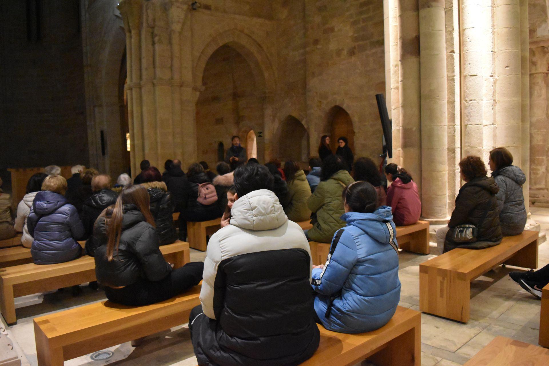 Una visita nocturna por el monasterio de Aguilar