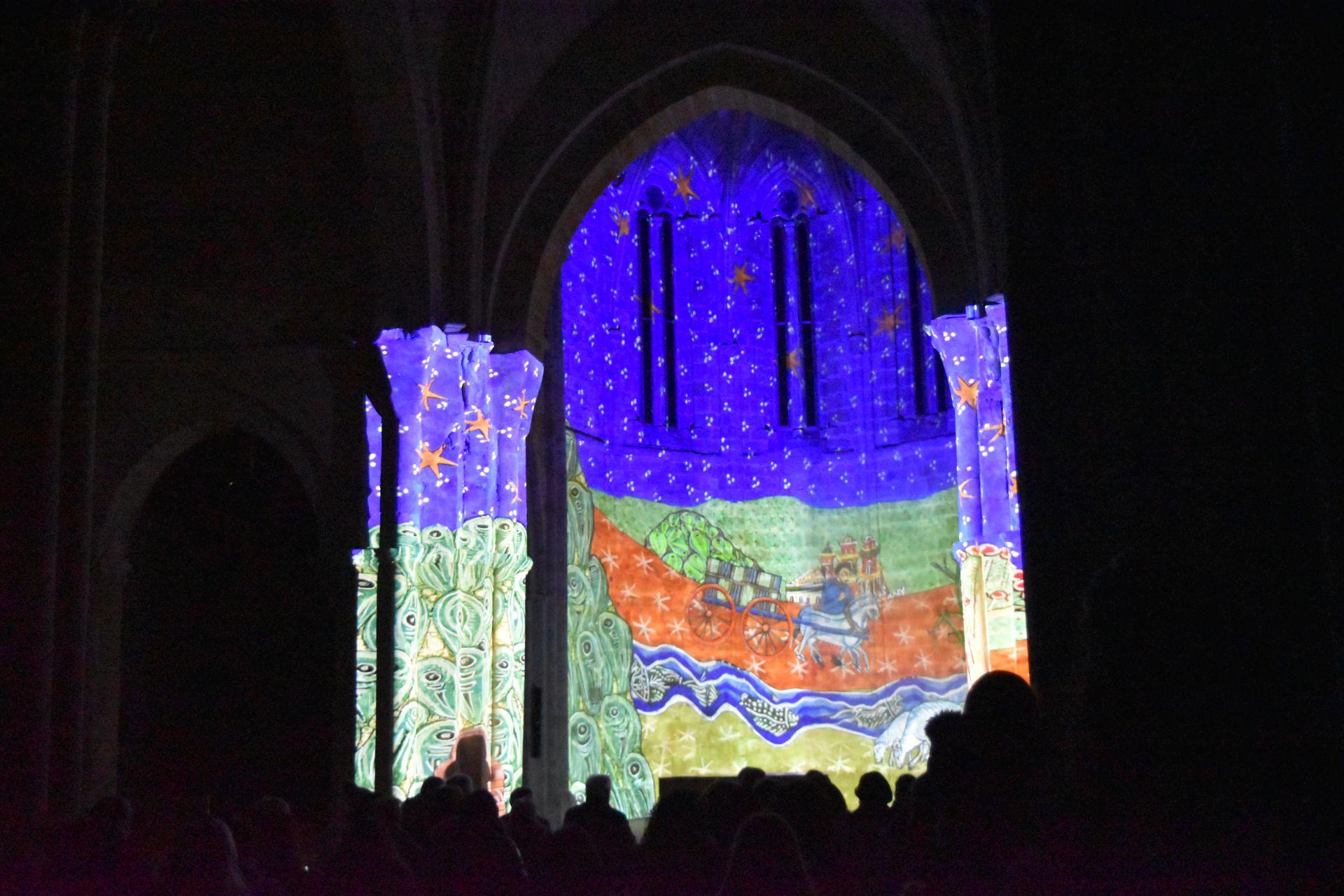 Una visita nocturna por el monasterio de Aguilar