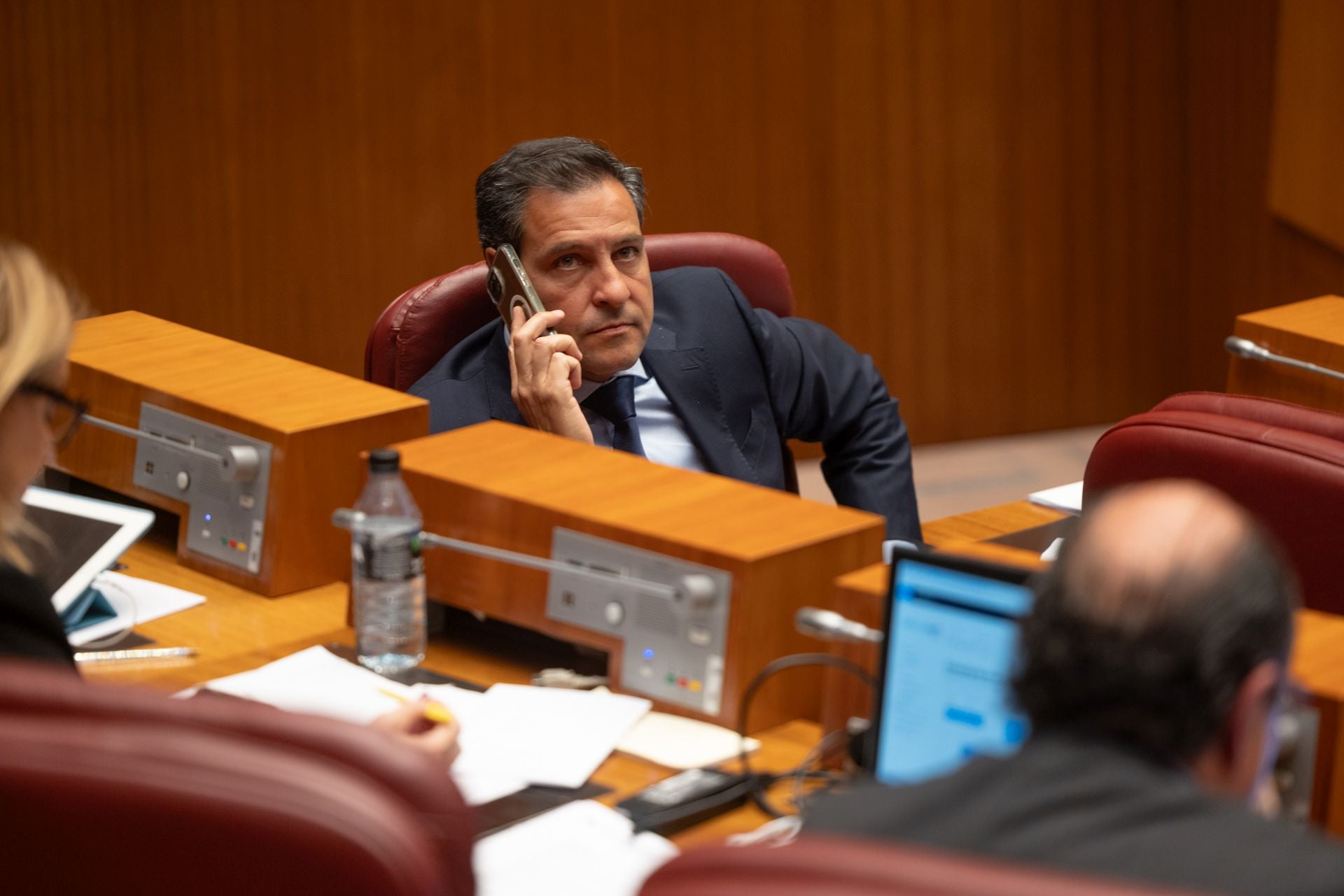 El ahora eurodiputado del PP, en su última etapa como procurador en las Cortes de Castilla y León.