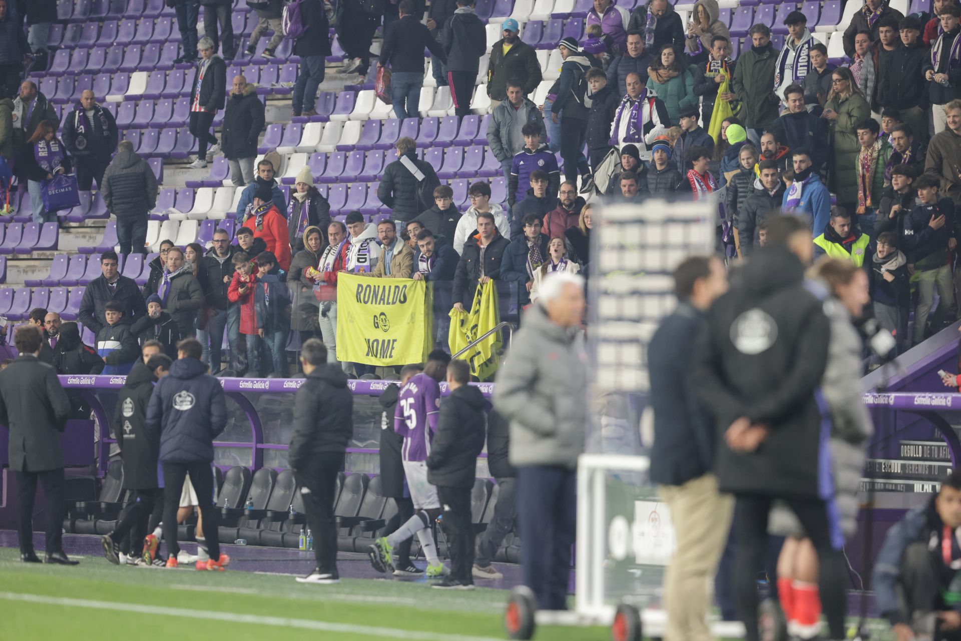 La derrota del Real Valladolid frente al Atlético de Madrid, en imágenes