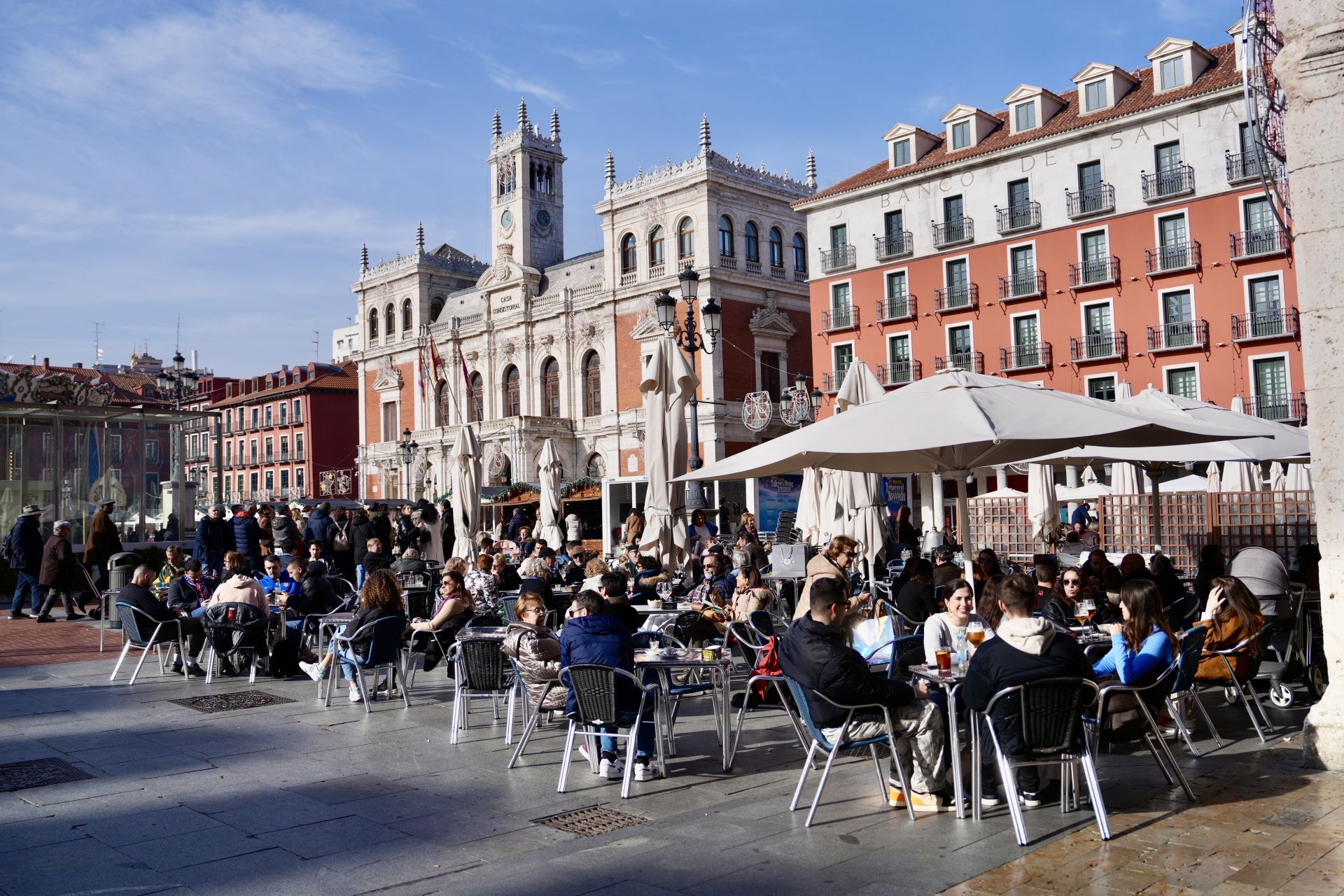 Las imágenes del ambiente navideño en Valladolid