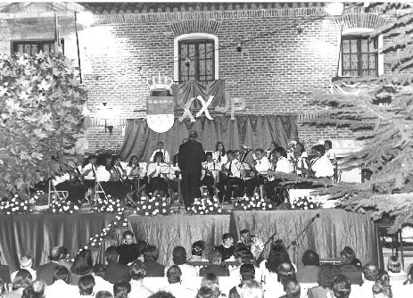 Actuación de la Banda Municipal de Laguna. 1991.