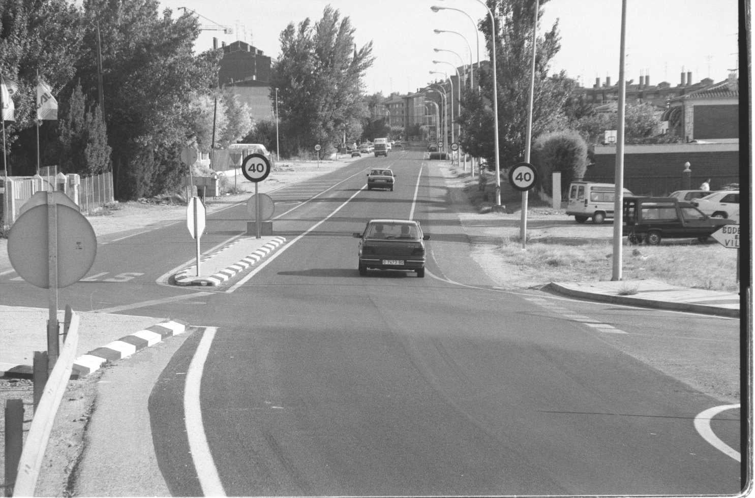 Avenida de Madrid. Agosto de 1995.