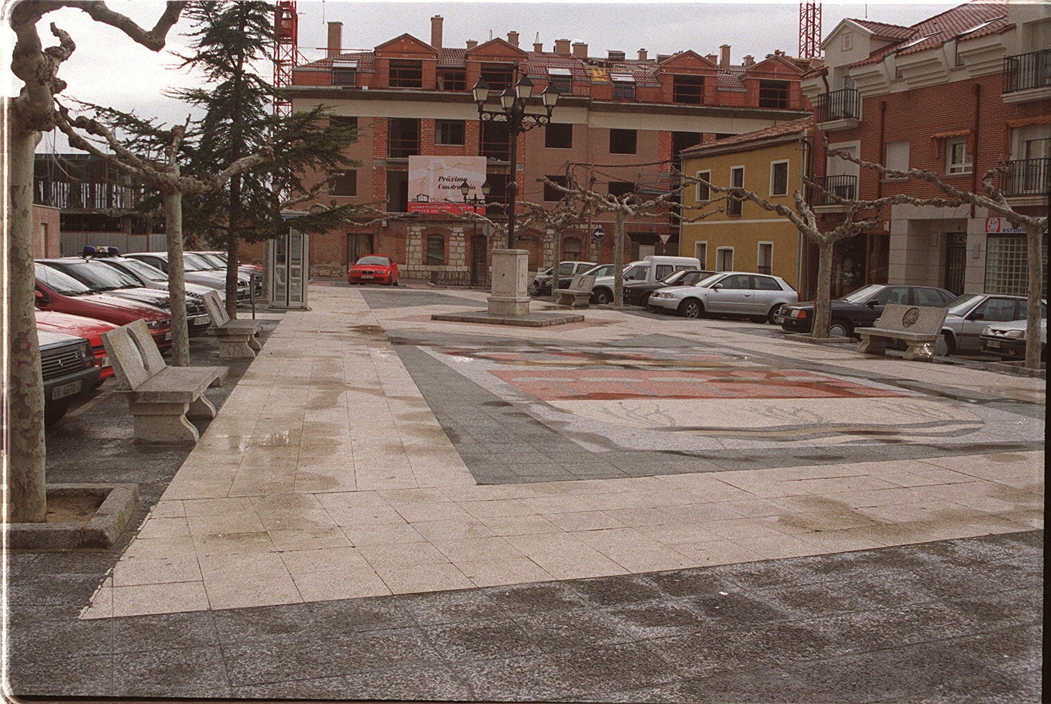 Plaza Mayor, en marzo de 2001.