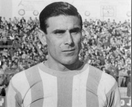 Pinto, con la camiseta del Real Valladolid.