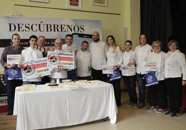 Todos los cocineros y cocineras participantes en esta edición, chefs llegados de diferentes provincias de Castilla y León.