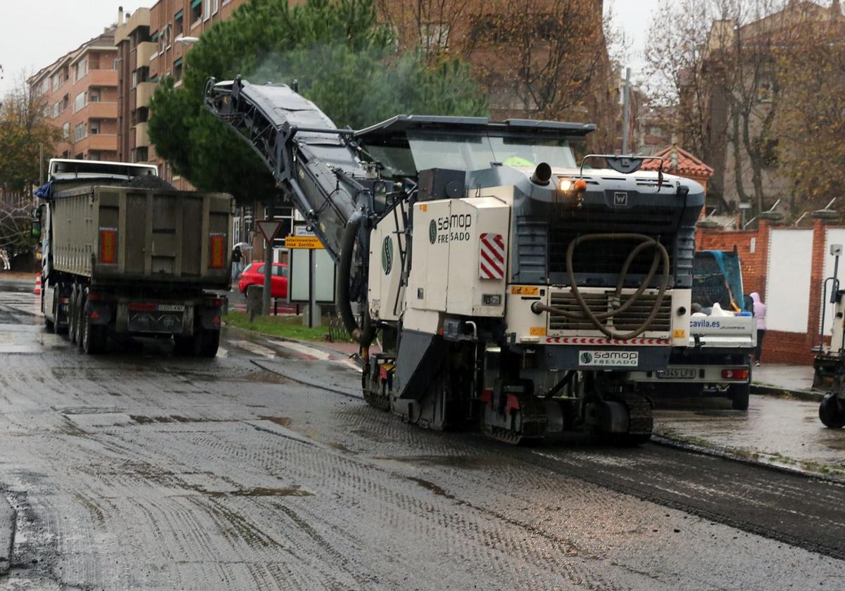 Una de las actuaciones ejecutadas por el Ayuntamiento de Segovia en 2024.