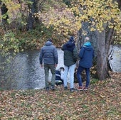 Buscan pruebas en el río Arlanzón para esclarecer la muerte del bebé hallado este martes