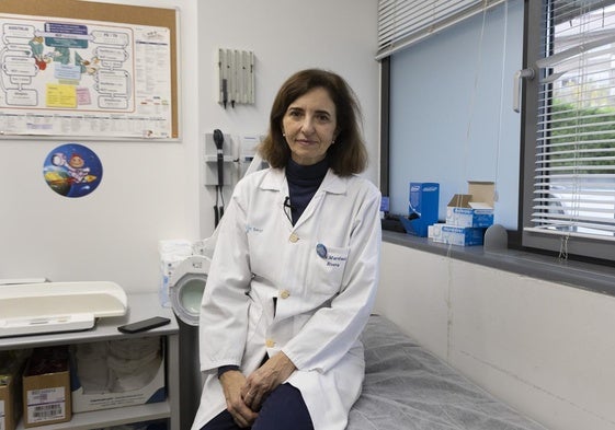 La médico María Teresa Martínez en su consulta del Centro de Salud de Covaresa.