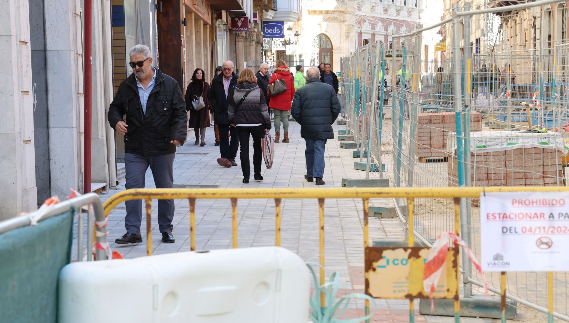 Carrera contra el reloj en la calle Don Sancho