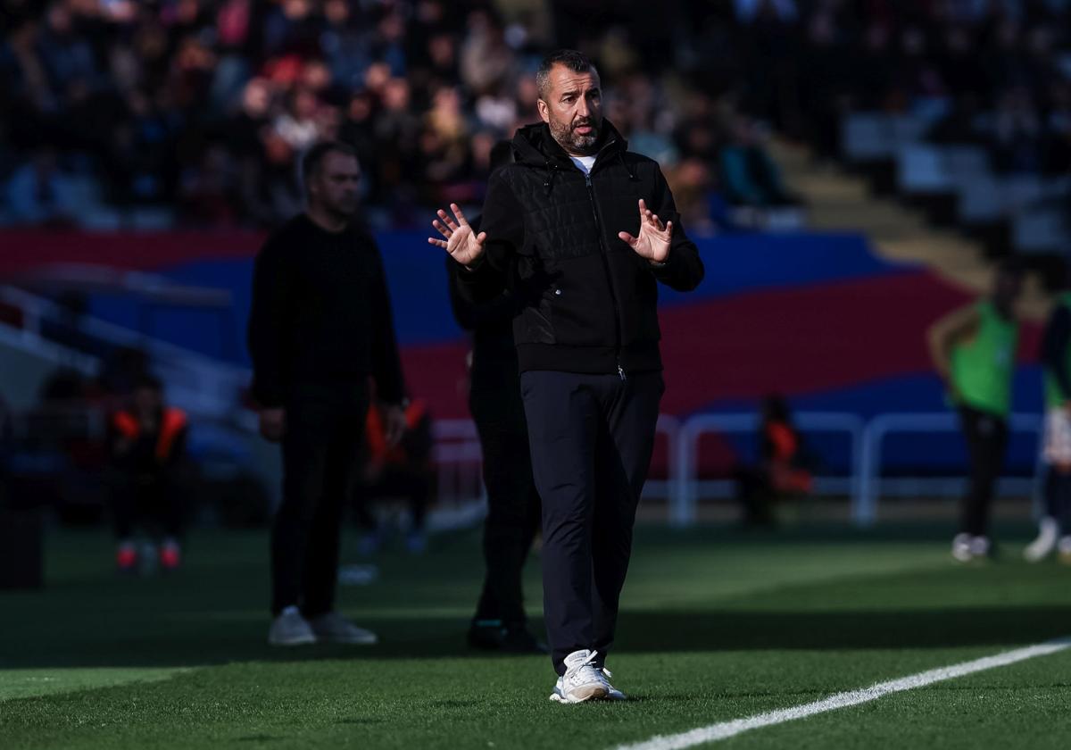 Diego Martínez, durante el partido frente al FC Barcelona del pasado mes de noviembre.