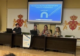 Presentación del proyecto piloto para favorecer la movilidad de los vecinos de las zonas de Baltanás, Cervera y Saldaña.