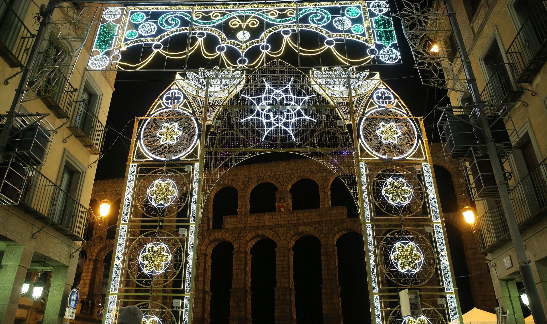 Fotografías de las luces de Navidad en Segovia