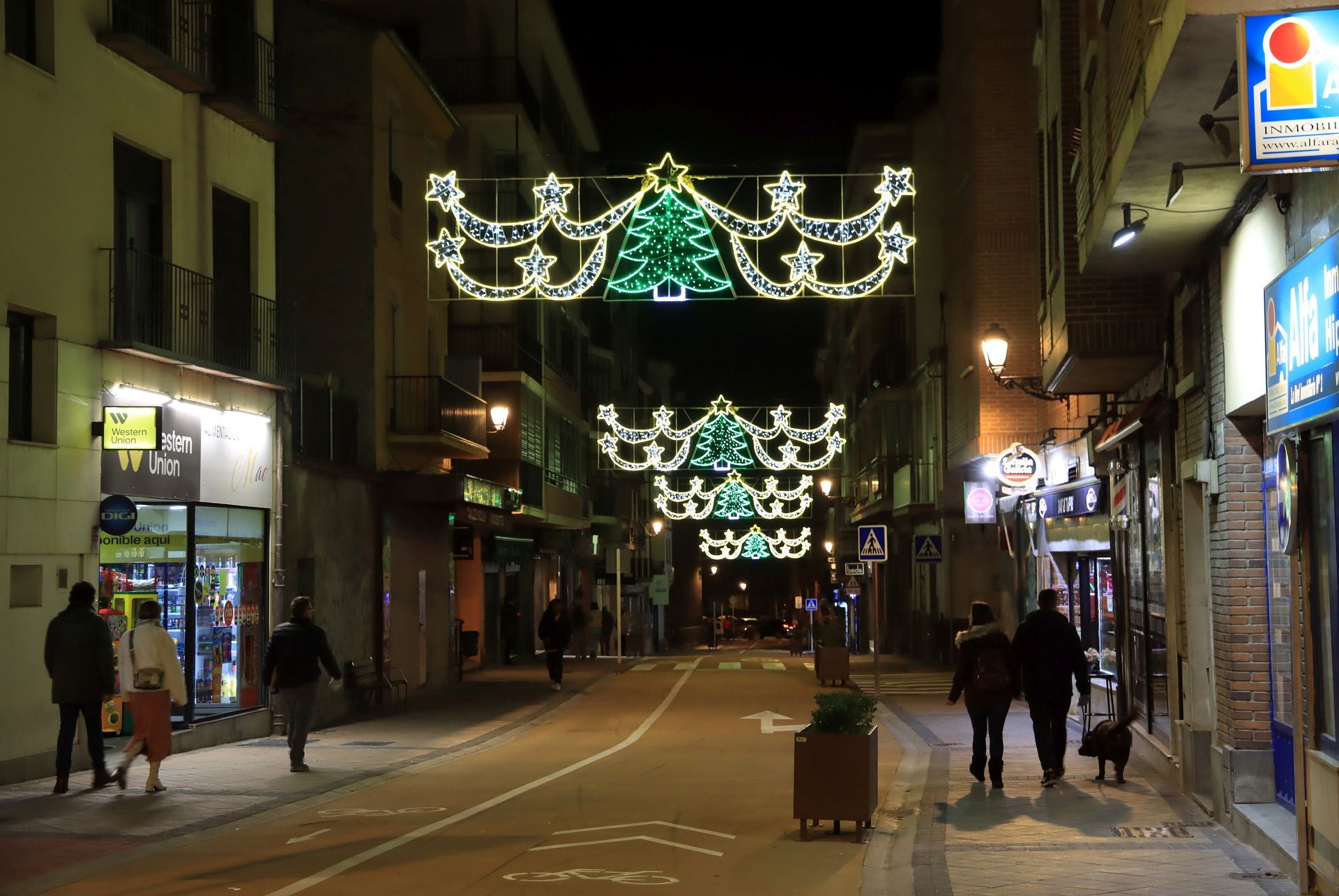 Fotografías de las luces de Navidad en Segovia