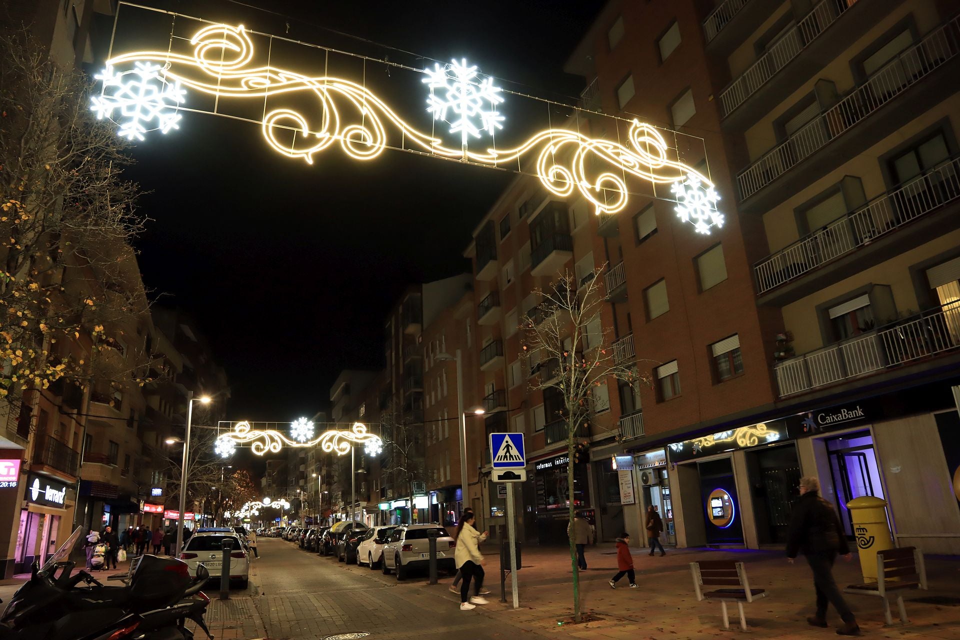 Fotografías de las luces de Navidad en Segovia