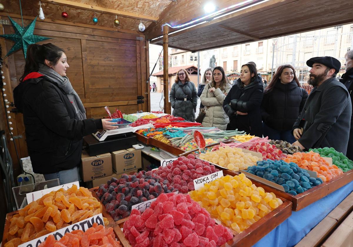 Un mercado para alegrar la Navidad en Palencia